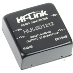 M&oacute;dulo Conversor DC-DC HLK-5D1212 9-18V para 12V