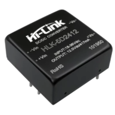 M&oacute;dulo Conversor DC-DC HLK-5D2412 24V para 12V