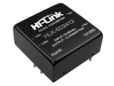 M&oacute;dulo Conversor DC-DC HLK-5D2412 24V para 12V - Imagem 1