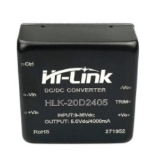 M&oacute;dulo conversor DC-DC HLK-20D2405 9 a 36 V para 5 V
