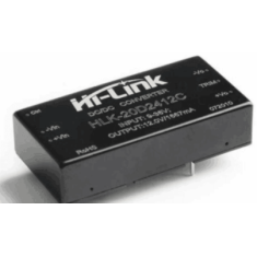 M&oacute;dulo conversor DC-DC HLK-20D2412C 9-38 V para 12 V