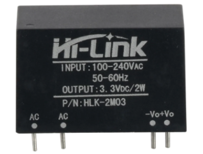 M&oacute;dulo de alimenta&ccedil;&atilde;o AC-DC HLK-2M03 220V para 3,3V - Imagem 1