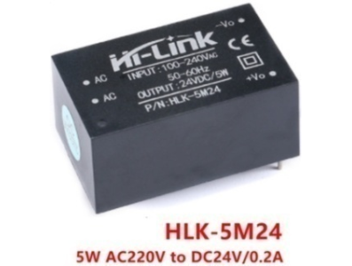 M&oacute;dulo fonte AC-DC HLK-5M24 220V para 24V - Imagem 1