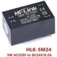 M&oacute;dulo fonte AC-DC HLK-5M24 220V para 24V
