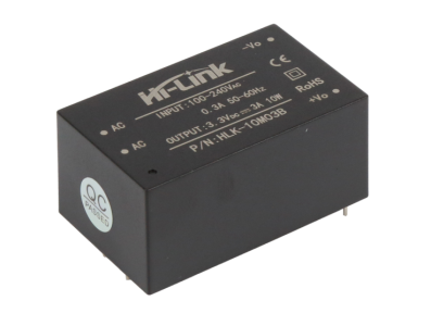 M&oacute;dulo conversor AC-DC HLK-10M03B 220V para 3,3V - Imagem 1