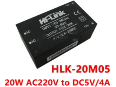 M&oacute;dulo conversor AC-DC HLK-20M05 220V para 5V - Imagem 1