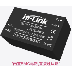 M&oacute;dulo conversor AC-DC HLK-30M24C 220V para 24V