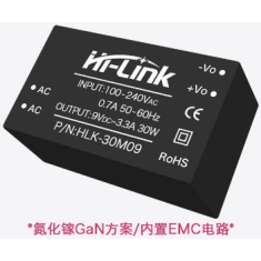 Conversor HLK-30M09 M&oacute;dulo Fonte AC-DC 220V para 9V