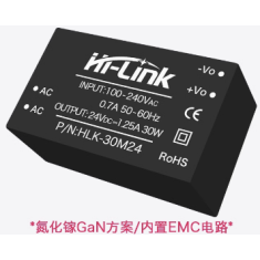 HLK-30M24 M&oacute;dulo Fonte AC-DC 220V para 24V