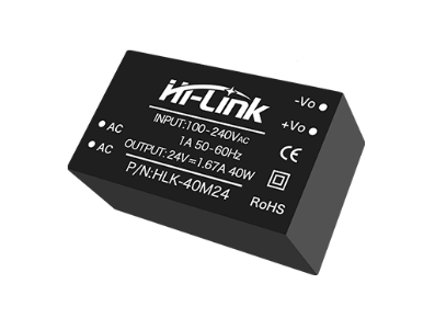 M&oacute;dulo Fonte AC-DC HLK-40M24 220V para 24V - Imagem 1