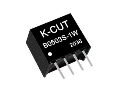K-CUT B0503S-1W M&oacute;dulo Conversor DC-DC Isolado Step-down 5 V para 3,3 V 1 W - Imagem 1
