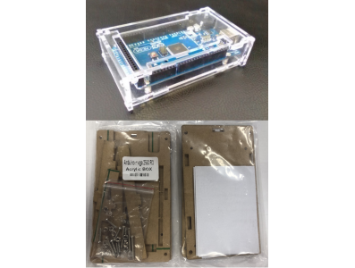 Case acr&iacute;lico para MEGA 2560 R3 com adesivo e manual - Imagem 3