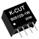 Conversor DC-DC isolado K-CUT B0512S-1W elevador 5 V para 12 V - Thumb - 1