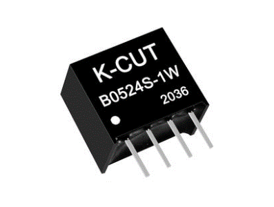 K-CUT B0524S-1W Conversor DC-DC Isolado Elevador 5 a 24 V - Imagem 1
