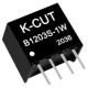 K-CUT B1203S-1W M&oacute;dulo Conversor DC-DC Isolado Redutor 12V para 3,3V - Thumb - 1