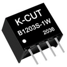 K-CUT B1203S-1W M&oacute;dulo Conversor DC-DC Isolado Redutor 12V para 3,3V