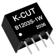 K-CUT B1203S-1W M&oacute;dulo Conversor DC-DC Isolado Redutor 12V para 3,3V