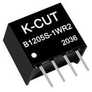 K-CUT B1205S-1W Conversor DC-DC isolado 12 para 5 V step-down