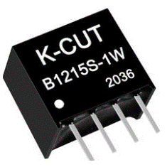 K-CUT B1215S-1W Conversor DC-DC Isolado Elevador 12 para 15 V