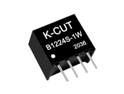 K-CUT B1224S-1W M&oacute;dulo Conversor DC-DC Elevador Isolado 12 para 24 V - Imagem 1