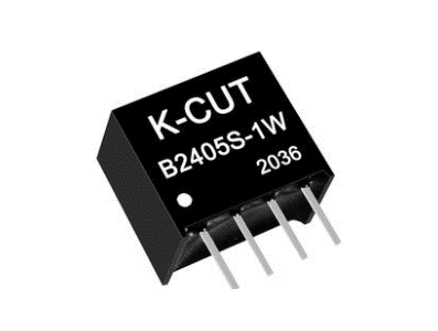 K-CUT B2405S-1W Conversor DC-DC Isolado Step-down 24 V para 5 V - Imagem 1