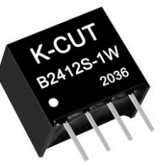K-CUT B2412S-1W Conversor DC-DC isolado de 24 V para 12 V 1 W