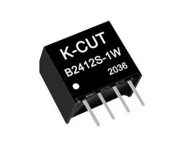 K-CUT B2412S-1W Conversor DC-DC isolado de 24 V para 12 V 1 W - Imagem 1