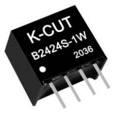 K-CUT B2424S-1W M&oacute;dulo conversor DC-DC isolado 24V para 24V
