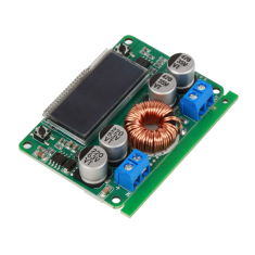7A DC 60V Adjustable Step-Down Regulator, NC Power Supply Module, Current Voltage Meter, LCD Display