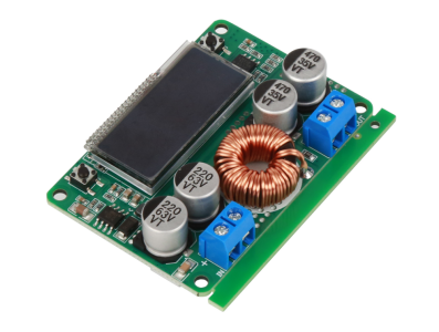 7A DC 60V Adjustable Step-Down Regulator, NC Power Supply Module, Current Voltage Meter, LCD Display - Imagem 1