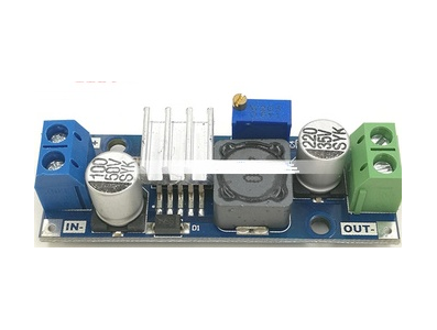 M&oacute;dulo Conversor DC-DC Buck Ajust&aacute;vel LM2596S entrada 24V a 40V para sa&iacute;das 12V/9V/5V/3V - Imagem 1