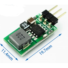 Regulador de tens&atilde;o 5 V / 1 A (substituto LM7805), entrada 5,5 a 32 V, conversor DC-DC