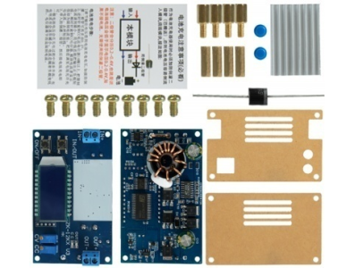 M&oacute;dulo conversor DC-DC Buck Step-Down ajust&aacute;vel 0-32V 12A com corrente constante e display LCD - Imagem 7
