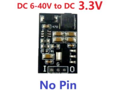 Conversor DC-DC DD38LOSA 3,3V, M&oacute;dulo Fonte 5W, Entrada DC 6 a 40V, Estabilizador de Tens&atilde;o - Imagem 1