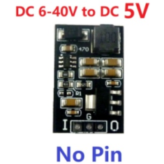 Conversor DC-DC 5V DD38LOSA, dispositivo de estabiliza&ccedil;&atilde;o de tens&atilde;o, entrada DC 6-40V, 5W