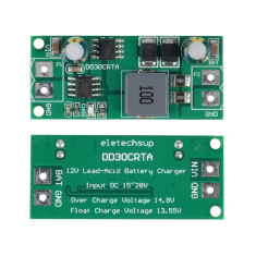 Conversor DC-DC M&oacute;dulo Carregador de Bateria Chumbo-&Aacute;cido 12V 3A Faixa 1-10000AH