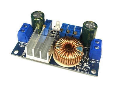 Conversor DC-DC Step-Down (Buck) 5A CV/CC MPPT - Imagem 1
