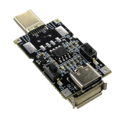 M&oacute;dulo Decoy Type-C com entrada QC2.0/3.0 placa acionadora Boost conversor DC-DC ajust&aacute;vel 9V/12V/20V