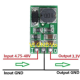 M&oacute;dulo conversor DC-DC Buck 5-40 V para 3,3 V 1 A sem pinos - Thumb - 1