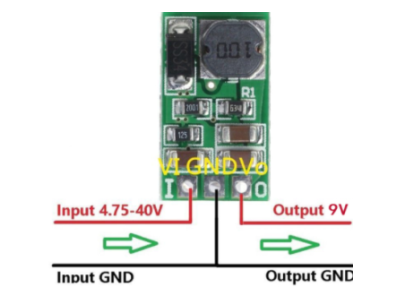 Conversor DC-DC buck step-down 5 a 40 V para 9 V 1 A, m&oacute;dulo regulador de tens&atilde;o sem pinos - Imagem 1