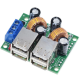 Conversor DC-DC Step-down A5268, 4 portas USB, entrada DC 12/24/40V, sa&iacute;da 5V 5A - Thumb - 1
