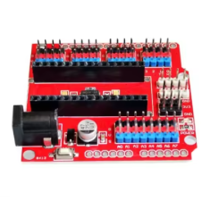Placa de Extens&atilde;o Nano Vermelha para Arduino Nano