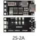 M&oacute;dulo conversor DC-DC boost e carregador 18650 pol&iacute;mero de &iacute;on-l&iacute;tio Type-C 2S 8,4V 2A - Thumb - 1