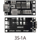 M&oacute;dulo conversor DC-DC e carregador 18650 pol&iacute;mero de l&iacute;tio USB Type-C para 3S 12,6V 1A - Thumb - 1