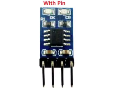 M&oacute;dulo controlador MPPT azul 3,7V/4,2V para carregamento de bateria 18650 de l&iacute;tio 1A com pontos de solda - Imagem 1