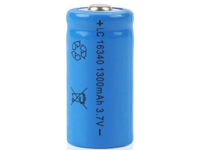 16340 Rechargeable Lithium Battery 1300mah - Imagem 1