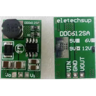 M&oacute;dulo conversor DC-DC Boost 15W, entrada DC 3,3V / 3,7V / 3,8V / 4,2V para sa&iacute;da 6V