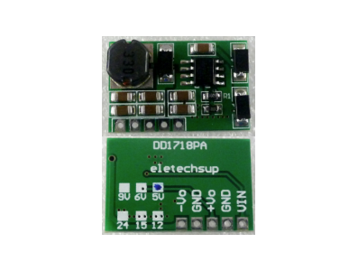 M&oacute;dulo conversor DC-DC boost de 3 a 18 V para &plusmn;9 V com sa&iacute;da positiva e negativa - Imagem 1