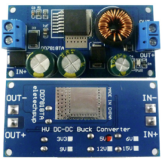 M&oacute;dulo conversor buck DC-DC 8 a 80 V para 3,3 V, sa&iacute;da 2,1 A