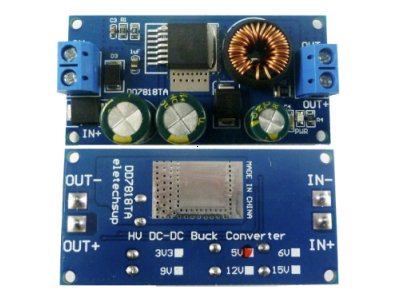 M&oacute;dulo Conversor Buck Alta Tens&atilde;o DC 8 a 80V para 9V 2,1A - Imagem 1